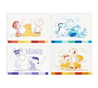 Hallmark Peanuts 75th Anniversary Note Card Assortment (24 Cards with Envelopes) Charlie Brown, Snoopy, Lucy and More