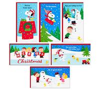 Hallmark Peanuts Card Holders or Money Holders Assortment, Charlie Brown & Snoopy (36 Cards with Envelopes)