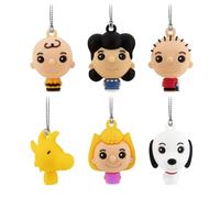 Hallmark Peanuts Christmas Ornaments, Miniature Set of 6