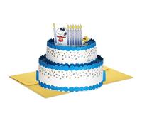 Hallmark PEANUTS Joe Cool SNOOPY Paper Wonder Collection 3D Pop-Up Birthday Card