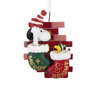 Hallmark PEANUTS Snoopy and Woodstock Hanging Resin Christmas ornament