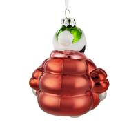 Hallmark PEANUTS Glass Ornament, Snoopy in His Red Puffer Jacket, Tree Decoration, Collectible, Red