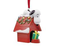 Hallmark Peanuts Snoopy on Doghouse Christmas Ornament