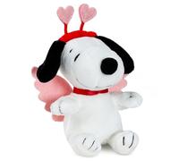 Hallmark Peanuts Snoopy Zip-a-Long Plush Toy, 3.5" (Cupid) Gift for Kids, Grandchildren, Collector, Valentine's Day