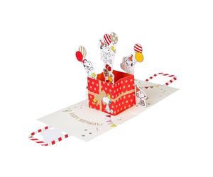 Hallmark Pop-Up Birthday Card - 3D SNOOPY & PEANUTS Pop-Up Balloons & Gift Bag Design