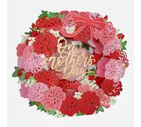 Hallmark Pop-Up Mother’s Day Card - 3D Laser-Cut Floral Wreath Design