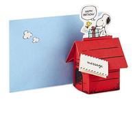 Hallmark Pop Up Peanuts Snoopy Birthday Greeting Card (Snoopy Dog House)