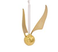 Hallmark Golden Snitch Hanging Christmas Ornament, Harry Potter, Quidditch, Metal Tree Decoration