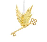 Hallmark Winged Key Premium Metal Ornament, Harry Potter and the Philosopher's Stone, Harry Potter Tree Decoration, Hanging Ornament, Gifts for Christmas