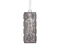 Hallmark Han Solo Frozen in Carbonite Premium Metal Ornament, Star Wars Tree Decoration, Christmas Hanging Ornament, Gifts for Christmas