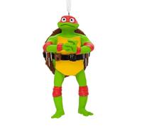 Hallmark Raphael Teenage Mutant Ninja Turtles Hanging Christmas Ornament | Ornament measuring 4.4 x 7.6 x 3.8cm, with white loop and ribbon