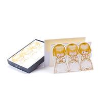 Hallmark Religious Boxed Christmas Cards, Three Angels (16 Cards and 17 Envelopes)