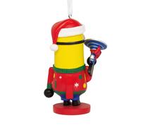 Hallmark Kevin the Minion Nutcracker Ornament, Tree Decoration, Collectible, Yellow, Red
