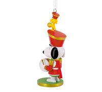 Hallmark SNOOPY Nutcracker Ornament, Tree Decoration, PEANUTS, Collectible, Red, White