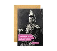 Hallmark Shoebox Collection Birthday Card - Funny Queen Victoria Design
