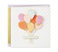 Hallmark Signature Birthday Card for Her (Colorful Balloons)
