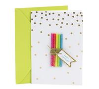 Hallmark Signature Birthday Greeting Card for Anyone (Candle Bundle)