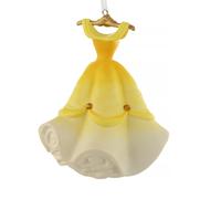 Hallmark Belle's Yellow Dress Signature Ornament, Tree Decoration, Beauty & the Beast, Disney, Collectible, Yellow