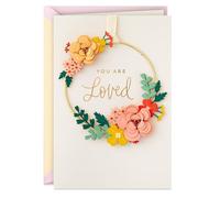 Hallmark Signature Mothers Day Card (Removable Floral Wreath)