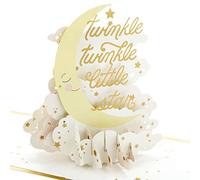 Hallmark Signature Paper Wonder Pop Up Baby Shower Card (Twinkle Twinkle)