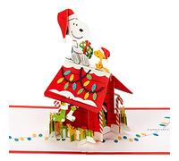 Hallmark Signature Paper Wonder Pop Up Christmas Card (Peanuts, Snoopy's Dog House)