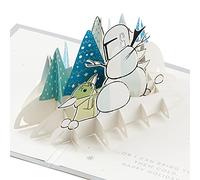 Hallmark Signature Paper Wonder Pop Up Holiday Card (Baby Yoda Christmas Card)