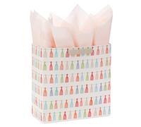 Hallmark Signature Studio 10" Large Gift Bag with Tissue Paper (Rainbow Tassels) for Birthdays, Promotions, Graduations, Bridal Showers