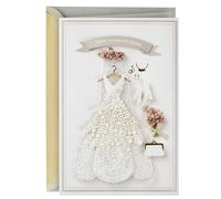 Hallmark Signature Wedding, Bridal Shower, or Engagement Card (Here Comes The Bride)