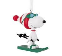 Hallmark SNOOPY Skiing Ornament, PEANUTS Comics Tree Decoration, Resin, Hanging Ornament, Gifts for Christmas