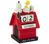 Hallmark Perpetual Calendar, SNOOPY & WOODSTOCK Calendar, Calendar Blocks, Novelty Calendar, Doghouse, Red