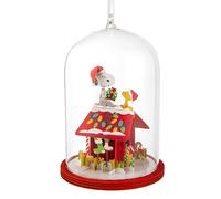 Hallmark Snoopy & Woodstock Signature Ornament, Tree Decoration, PEANUTS, Collectible, Red, White