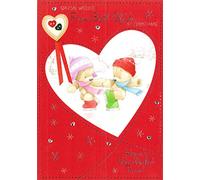 Hallmark - 'Special Wishes From Both of Us' - Cute Bear Christmas Card - CH0313