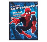 Hallmark Spiderman Birthday Card 'Zip Zoom Wow' - Extra Large