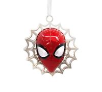 Hallmark Spiderman Hanging Ornament, Premium Metal, MARVEL, Disney | Web Design, Collectible, Christmas Tree Decoration, Gifts, Red Finish, 5.7x5.1x1.9cm