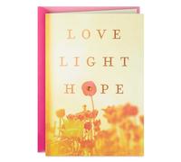 Hallmark Spiritual Easter Card (Love, Light, Hope) for Friends, Neighbors, Siblings