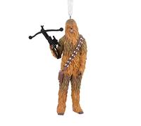 Hallmark Star Wars Chewbacca With Bowcaster Christmas Ornament, Brown, H 9.4cm by W 5.1cm by L 3.5cm, 25574832