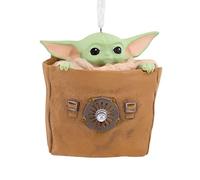 Hallmark The Mandalorian Grogu in Bag Christmas Ornament, Star Wars Decoration, Christmas Hanging Ornament, Gifts for Christmas