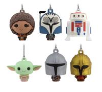 Hallmark Star Wars: The Mandalorian Mini Christmas Ornaments, Shatterproof, Set of 6, Gifts for Star Wars Fans
