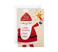 Hallmark State of Kind Christmas Card - Cute I Believe In Santa Design