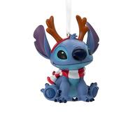 Hallmark Stitch in Reindeer Antlers Hanging Ornament, Lilo & Stitch, Blue