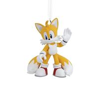 Hallmark Tails Hanging Ornament, Sonic the Hedgehog Tree Decoration, Resin, Gifts for Christmas
