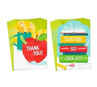 Hallmark Teacher Appreciation Card Assortment (6 Cards with Envelopes) for Kindergarten, Grade School, Preschool Teachers