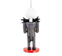 Hallmark Jack Skellington Nutcracker Ornament, Tree Decoration, The Nightmare Before Christmas, Collectible, Black, White