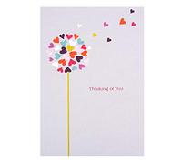 Hallmark THINKING OF YOU FLORAL BLANK INSIDE GREETING CARD 25554735 STANDARD