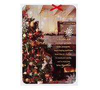 Hallmark to Both Christmas Card 'Happiness at Christmas'- Medium