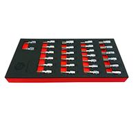Hallmark Torx / Star & Allen Key / Hex Bit Socket Set - 3/8" Drive, 27 Pieces - M2BTXHSET27