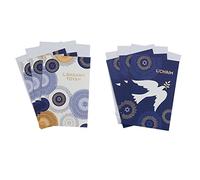 Hallmark Tree of Life Rosh Hashanah Card Assortment, L'Shanah Tovah and L'Chaim (6 cards with Envelopes)
