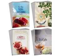 Hallmark Tree of Life Rosh Hashanah Card Assortment, Shana Tova (16 Cards with Envelopes)