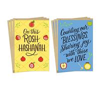 Hallmark Tree of Life Rosh Hashanah Card Assortment, Sharing Joy (6 cards with Envelopes)
