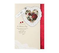 Hallmark Valentine Card for Wife - 3-fold Traditional Design